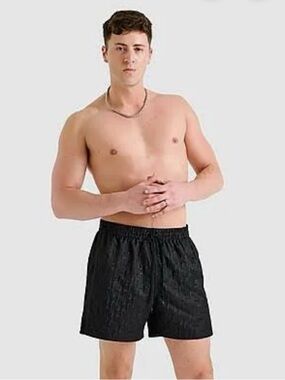 Nike Men's Swim Breaker Swoosh Link Lined Volley Shorts large NWT